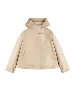 Fay Hooded Short Parka Jacket