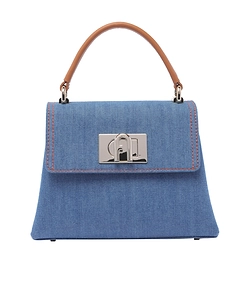 Furla 1927 Mini Denim Tote Bag