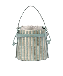 Furla Giove Logo Printed Mini Bucket Bag
