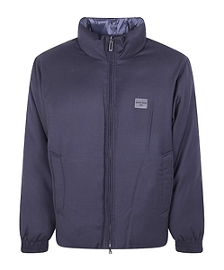 Emporio Armani Zip-Up High Neck Jacket