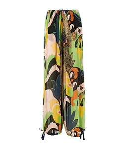 Etro Paisley Print Wide-Leg Pants