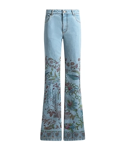 Etro Botanical Flared Jeans