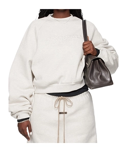 Fear Of God Essentials Long-Sleeved Cropped Sweatshirt