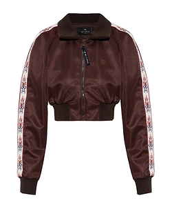 Etro Contrasting Band Cropped Sweatshirt