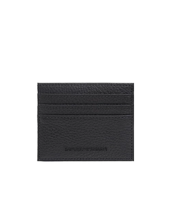 Logo-Lettering Leather Cardholder
