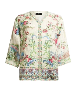 Etro Flora Basketweave Kesa