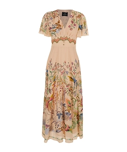 Etro Floral Print Midi Dress
