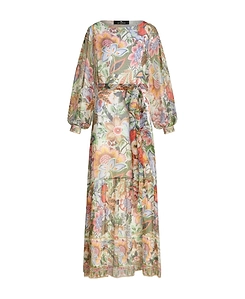 Etro Floral-Printed Long-Sleeved Dress
