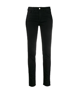 Logo Patch Low-Rise Skinny Jeans