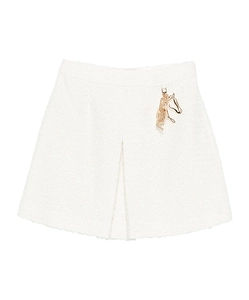 Logo-Plaque Mini Skirt