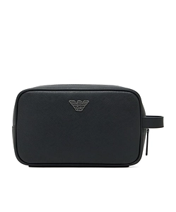 Logo-Plaque Zip Wash Bag