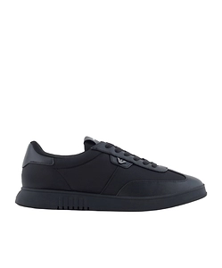 Logo-Plaque Panelled Sneakers