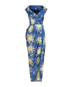 Etro Jacquard V-Neck Midi Dress