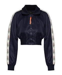 Etro Contrasting Band Cropped Sweatshirt