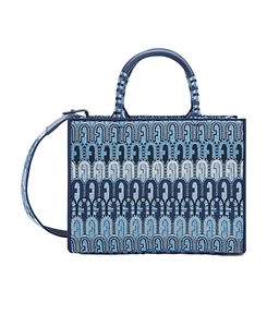 Furla Toni Antracite Jacquard Tote Bag