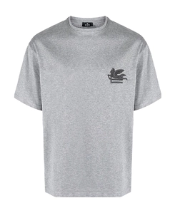 Etro Logo Embroidered Crewneck T-Shirt
