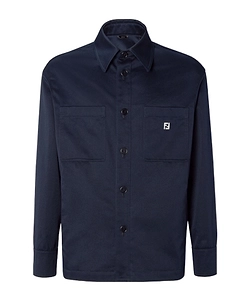 Blue Gabardine Blouson