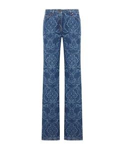 Etro Paisley Flared Jeans