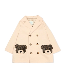 Button Appliqued Coat
