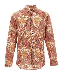 Etro Paisley Printed Long Sleeved Shirt