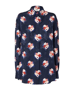 Fendi Bouquet Motif Printed Long Sleeved Shirt