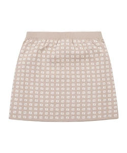Elastic Waist Midi Skirt