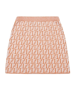 Ff-Logo Knitted Skirt