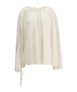 Gabriela Hearst Wilmer Asymmetric Drawstring Top