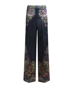 Etro Paisley Wide-Leg Pants