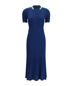 Gabriela Hearst Eyot Ribbed Knitted Dress