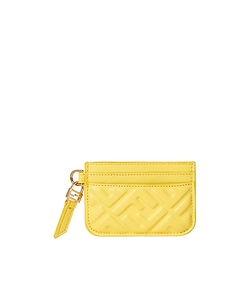 Fendi Baguette Ff Embossed Card Case