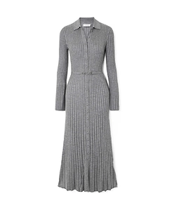 Rib Mid-Length Dress