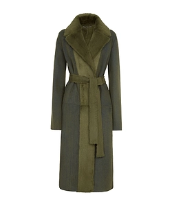 Fendi Collared Belted Coat