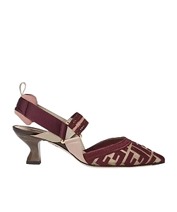 Fendi Colibrì Slingback Pointed-Toe Pumps