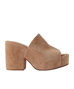 Round-Toe Chunky Heel Sandals