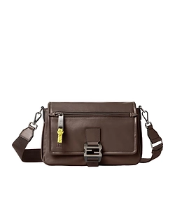 Fendi Fendi Flux Logo Plaque Messenger Bag