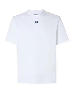 Fendi Ff Embroidered Crewneck T-Shirt