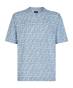 Fendi Ff Jacquard Crewneck T-Shirt