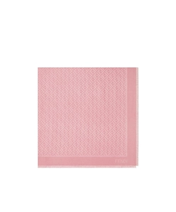 Fendi Ff Jacquard Fringed-Edge Scarf