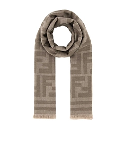 Fendi Ff Jacquard Scarf