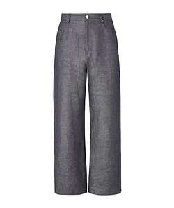 Fendi Relaxed Wide-Leg Long Jeans