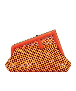 Fendi First Cut-Out Small Clutch Bag