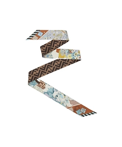 Fendi Floral Ff Printed Wrappy Scarf