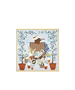 Fendi Gardening Printed Scarf