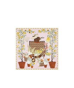 Fendi Gardening Printed Scarf