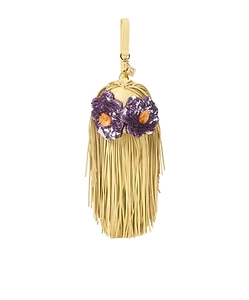 Fendi Fringed Bag Bugs Charm
