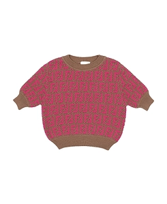 Fendi Kids All-Over Patterned Crewneck Jumper