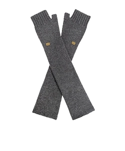 Dark Grey Wool Mix Gloves