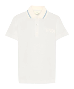 Fendi Kids Logo Detailed Polo Shirt