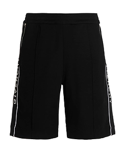 Bermuda Shorts In Jersey With Givenchy Bands